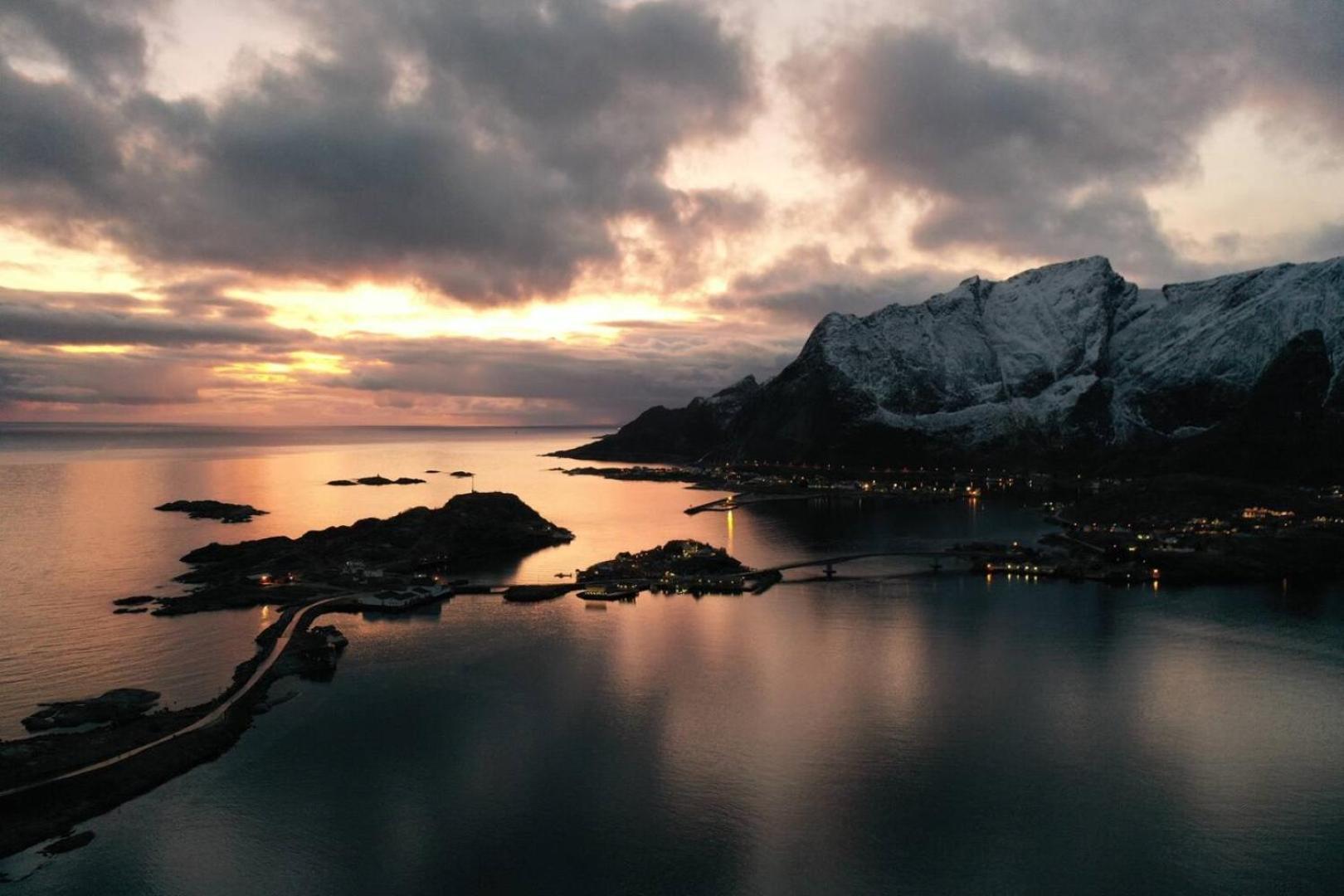 Lofoten Panoramic Luxury Home With Sauna Moskenes Buitenkant foto