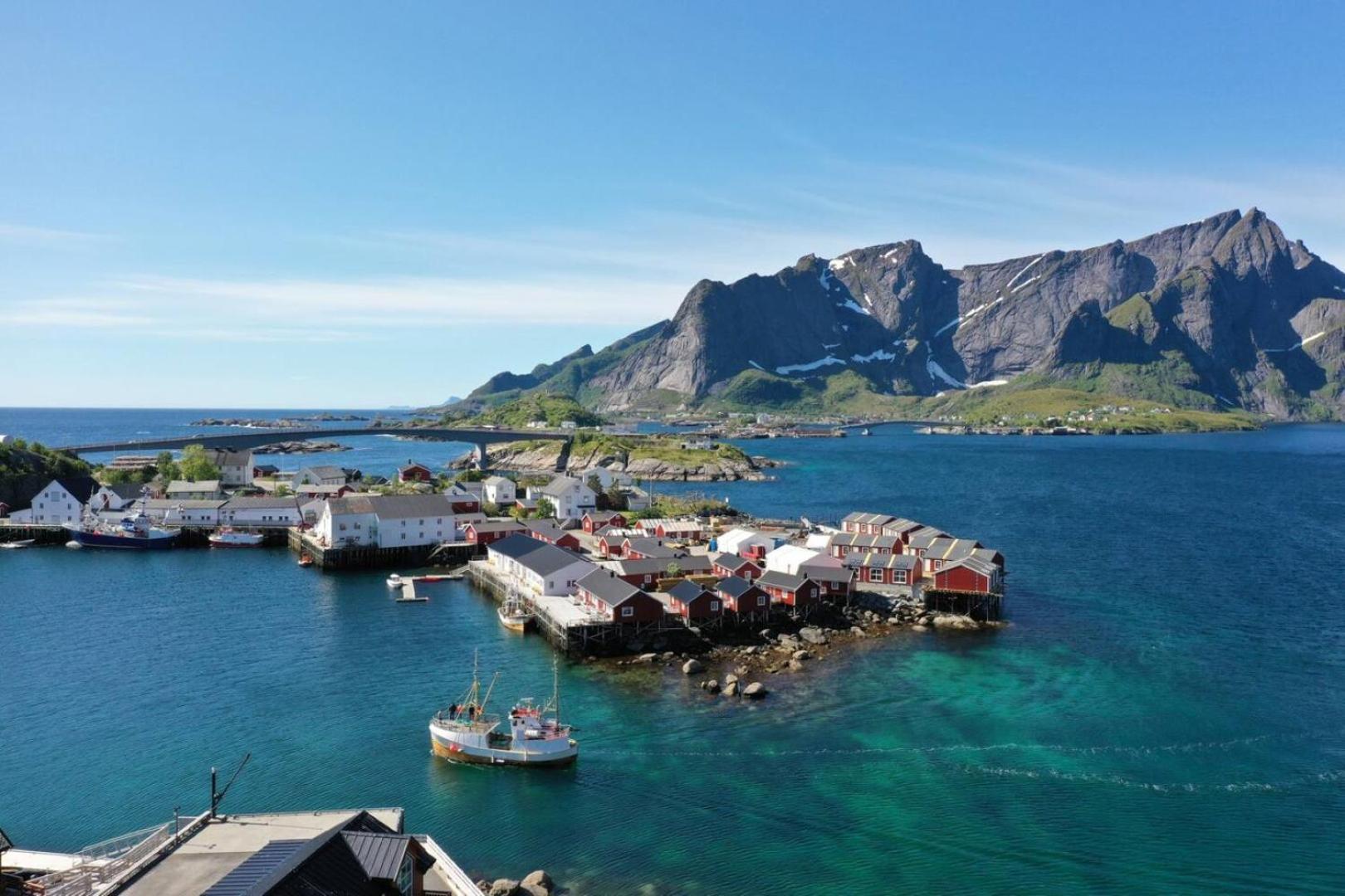 Lofoten Panoramic Luxury Home With Sauna Moskenes Buitenkant foto