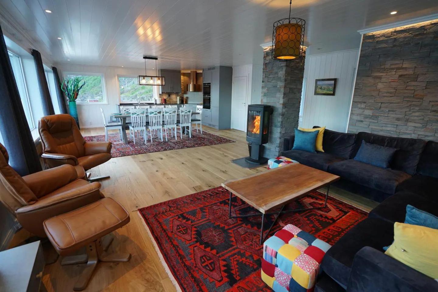 Lofoten Panoramic Luxury Home With Sauna Moskenes Buitenkant foto